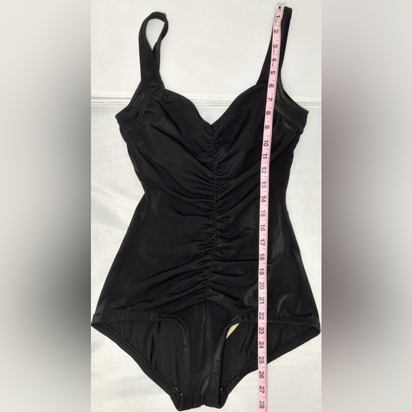 Women’s Black Swimsuit with Front Control Panel, size 12 - Picture 5 of 10